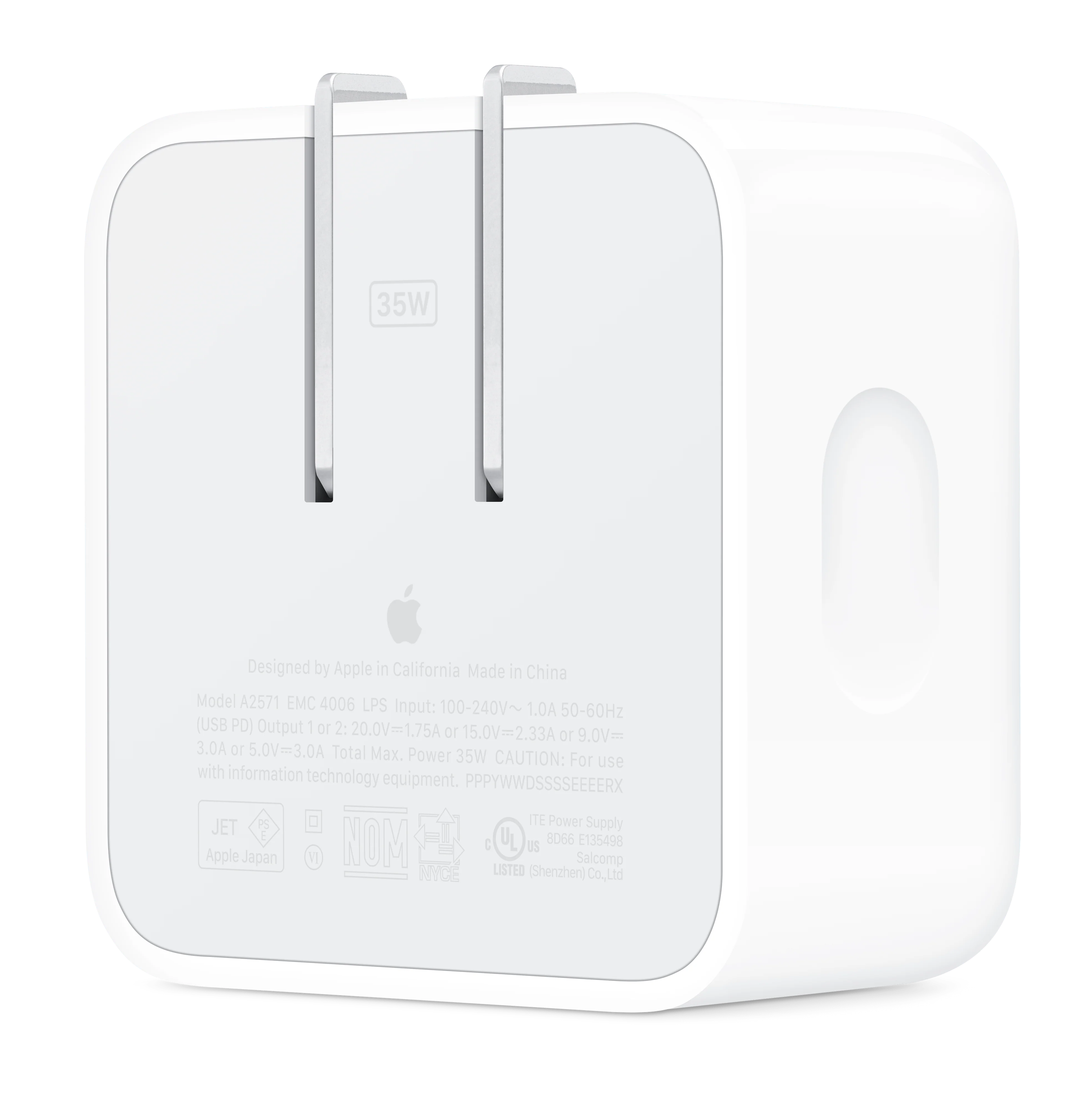 Adaptador de corriente compacto de 35 W con dos puertos USB-C - Image 4